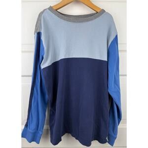 Hanna Andersson Blue and Gray Kids Tee